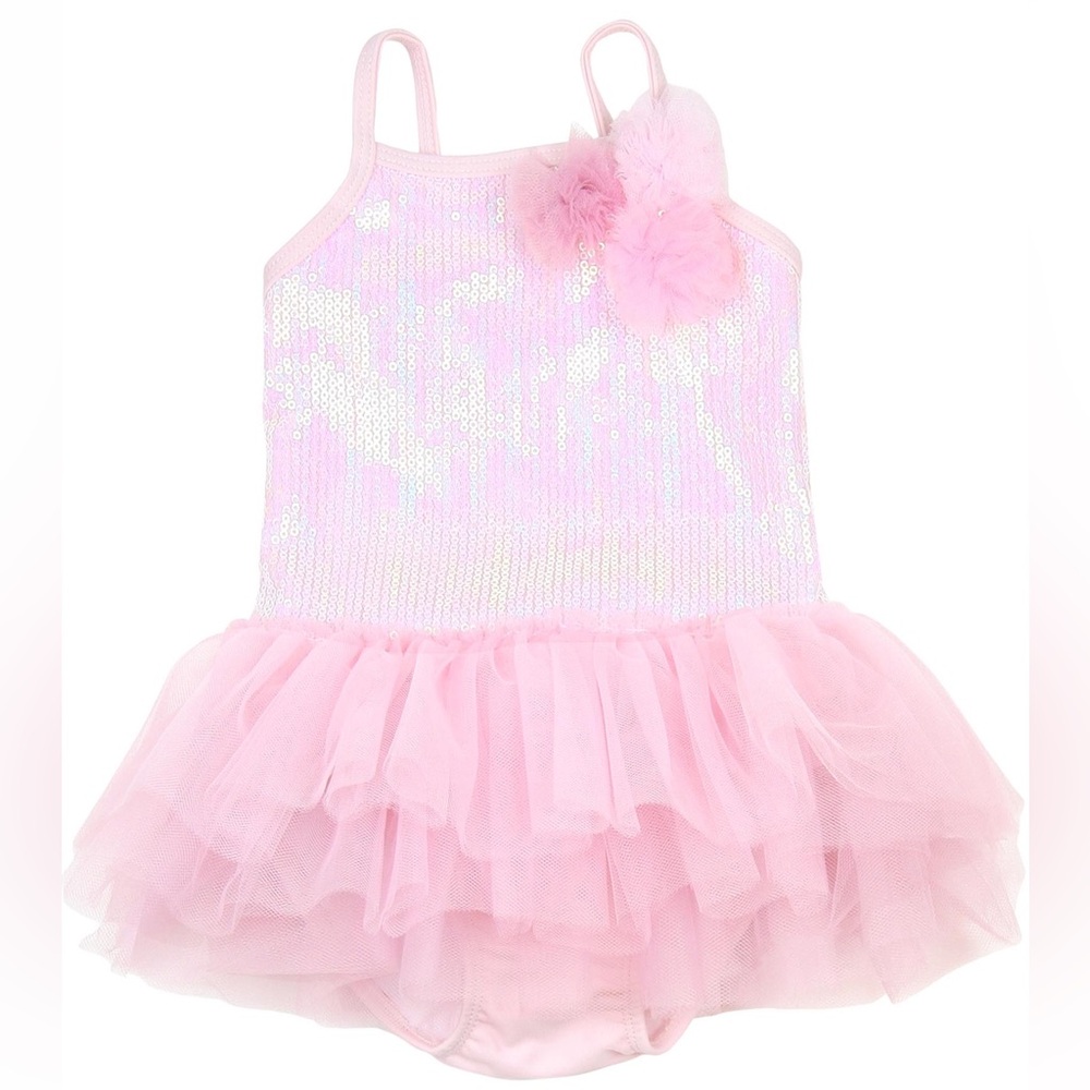 Kate Mack Pink and White Dress